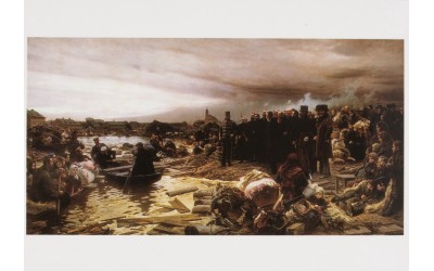 Képeslap Vágó Pál: "Szeged nem volt, hanem lesz"